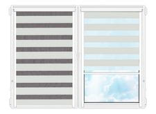 Рулонные кассетные шторы День Ночь Неаполь 91 цена. Купить в «Мастерская Жалюзи»